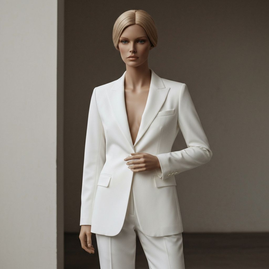 Stylish dog wearing designer clothing