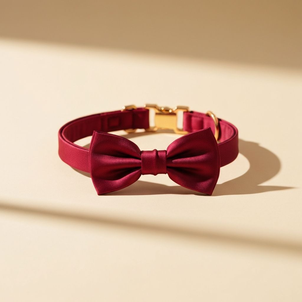 Silk Bow Tie Collar